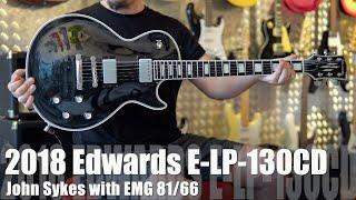 ESP Edwards E-LP-130CD John Sykes Les Paul with EMG pickups and less chrome