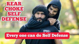 SELF DEFENCE REAR CHOKE | Raja Tayyab | How To Defend Yourself | Taekwondo | Road Fight Defense