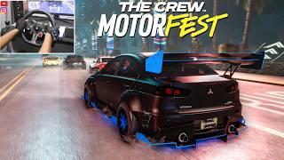 Mitsubishi Lancer Evolution X - The Crew Motorfest | Logitech G920 Steering Wheel Gameplay