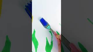 Fun Playtime Idea: Easy Fork Drawing Hack! 