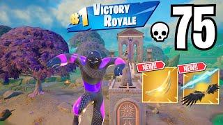 75 Elimination Solo vs Squads Zero Build/Build WINS Full Gameplay (NEW FORTNITE CHAPTER 5 SEASON 2)!