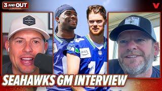 Seahawks GM Schneider on acquiring Sam Darnold & Milroe, trading Geno Smith & Metcalf | 3 & Out