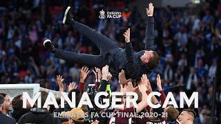 MANAGER CAM | Chelsea v Leicester City | Rodgers Wins First Major Trophy | Emirates FA Cup Final