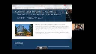 Pre-talk ad: School "Current topics in Mathematical Physics”, by Christian Hainzl