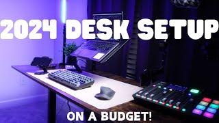 My 2024 Studio and Desk Setup On A BUDGET!