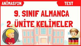 9. Sınıf Almanca 2. Ünite Kelimeler