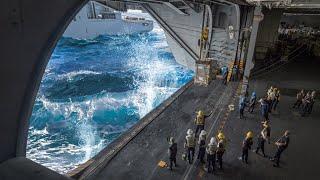 Why Do US Aircraft Carriers Have NO DOORS in Hangar Bay?