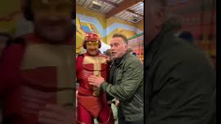 Arnold Schwarzenegger & Turbo Man!