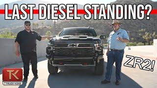 Chevy Spreading Diesel Love! 2024 Chevy Silverado ZR2 3.0L Diesel First Look