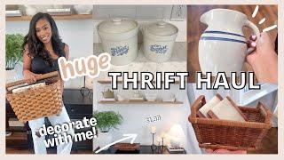 HUGE THRIFT HAUL | DECORATE MY NEW THRIFT FINDS WITH ME // LoveLexyNicole