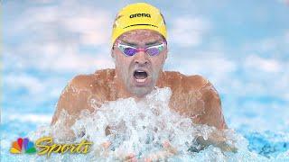 Michael Andrew makes STATEMENT in 100m breaststroke at TYR Pro Swim Series | NBC Sports