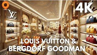 Inside Louis Vuitton 5th Ave & Bergdorf Goodman Men's Store NYC | 5th Avenue Tour (SUBTITLES)