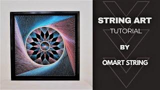 String Art, How To Make Mandala String Kit Wall Hanging,DIY