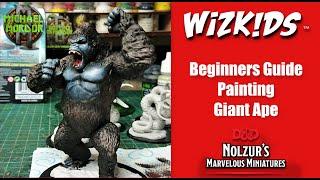 Wizkids Games, Beginners Painting Guide, Great Ape, Wave 12 (HD)