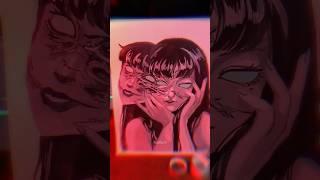 ️ We can see u :) #art #gouache #painting #shorts #tomie #junjiito #illusion