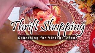 Thrift Shopping for Fall Vintage Treasures