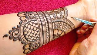 new easy full hand bridal mehndi designs | mehandi ka design | mehndi design simple | mehandi design