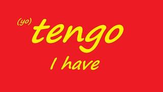  Tener Conjugation Song  Spanish Conjugation  Learn Spanish 