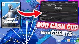 CHEATING With The Best Fortnite CHEAT in Duo Cash Cup  (BEST SOFTAIM)