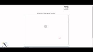 Click Circle Reaction TIme Task in Qualtrics - Qualtrics Demo by Ron Dev