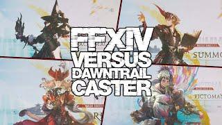 FFXIV DAWNTRAIL VERSUS - Black Mage vs Summoner vs Red Mage vs Pictomancer (Caster 7.05)