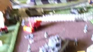 Home Made 00/HO Scale Train Layout - Military Transport & AA guns