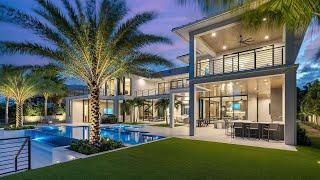 $22,500,000! Brand New Waterfront Mansion in Boca Raton offers the height of luxury and elegance