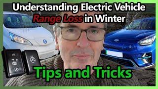 Understanding Electric Vehicle Range Loss in Winter: Tips and Tricks #winterevrange #evcoldweather