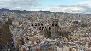 Gorgeous Views of Barcelona, Spain | [4K]
