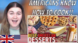 Brit Reacts to Top 10 American Desserts!