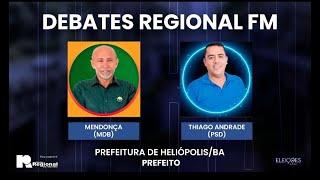 DEBATES DE CANDIDATOS A PREFEITO DE HELIÓPOLIS  02/10/2024