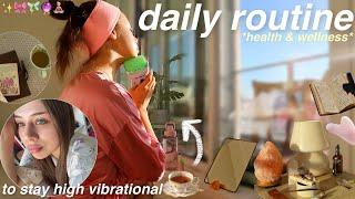 DAILY WELLNESS ROUTINE | for mind, body, & soul  morning rituals, work outs, & happy vibes!!