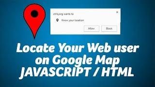 Locate Your Web user on Google Map