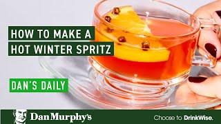 Hot Winter Spritz cocktail recipe