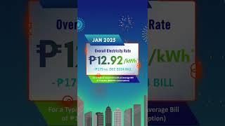 ️ Meralco January 2025 Rate Update ️