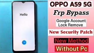 Oppo A59 5G Frp Bypass | Without Pc | Oppo A59 Google Account Lock Unlock | New Security Patch 2024