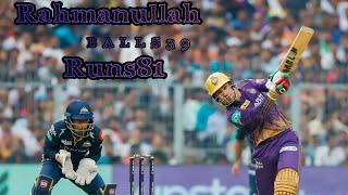 Rahmanullah Gurbaz 39 Balls 81Runs ||