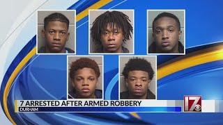 5 teens, 2 juveniles stole woman's car during armed robbery, Durham police say