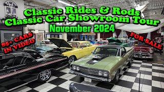 Classic American Muscle Cars FOR SALE -  Lot Walk - Classic Rides & Rods - Hot Rod, Trucks, Street