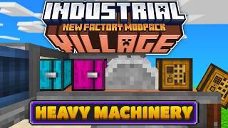 MULTIBLOCK MACHINES & STORAGE UPGRADES! EP3 | Minecraft Industrial Village [Modded Questing Factory]