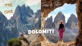 Am încheiat călătoria în stil mare! Tre Cime - Cadini Misurina - Ferrata Torre di Toblin | DOLOMITI