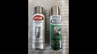 Rust-oleum Mirror Effect vs Krylon Looking Glass