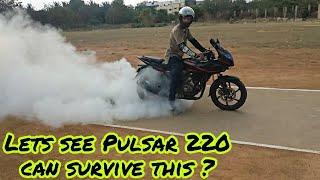 Lets see Pulsar 220 can survive this | Smokey Burnout | Off Roading Time