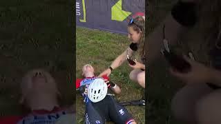 Huge final lap! Puck Pieterse attacks late to take the win in Val di Sole. 