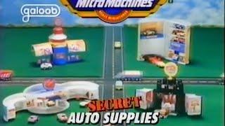 Micro Machines TV Commercial: Secret Auto Supplies Playsets 1989 - Version 01