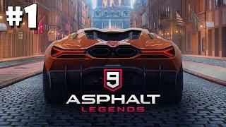 ASPHALT 9: LEGENDS Gameplay Walkthrough Part 1| Let's play EP 1 | ALOOFEHORSE