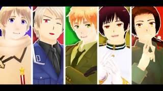 【APH/Hetalia/MMD】武斗Johnny(RUS/PRU/UK/JAP/CHN)