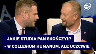 Co z absolwentami Collegium Humanum? "Nie wrzucajmy wszystkich do jednego worka" @TVN24