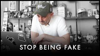 Stop Living As The Fake You And Start Living As The Real You - Gary Vaynerchuk Motivation