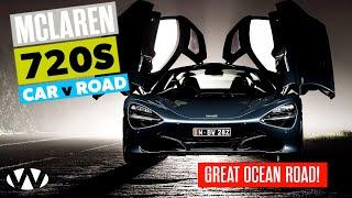 McLaren 720S vs the Great Ocean Road | Wheels Australia